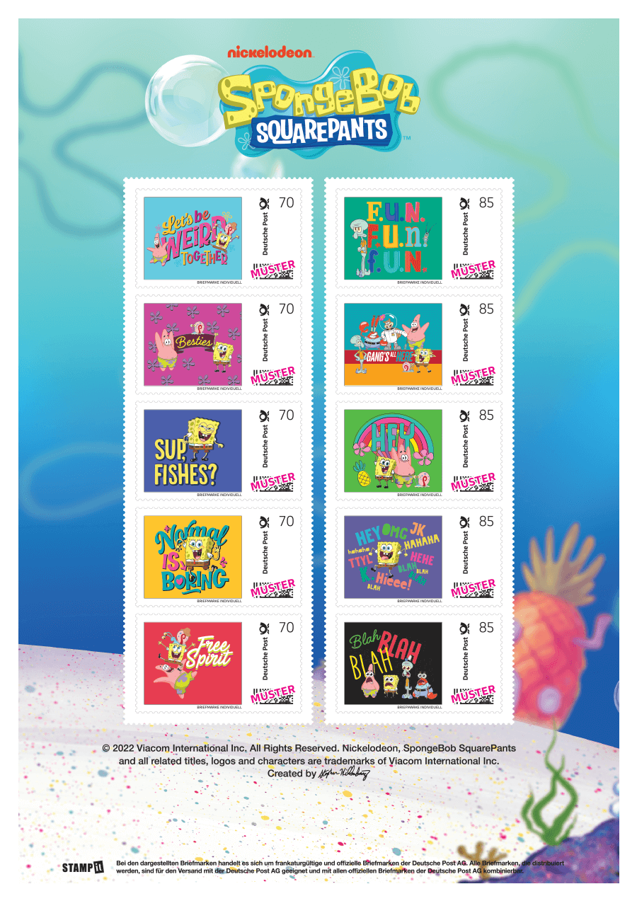 Spongebob Briefmarken